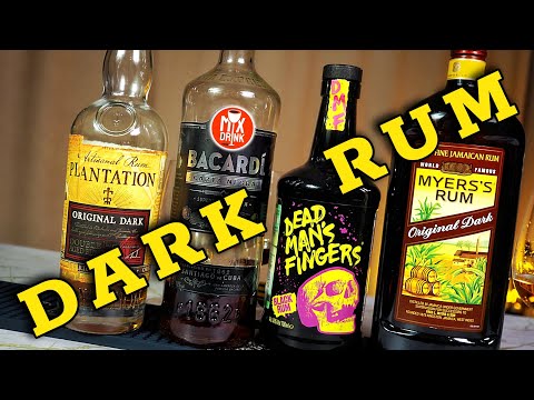 Видео: Тёмный РОМ в закрытую!!! Bacardi / Dead Man's Fingers / Plantation / Myers's Rum