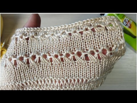 Видео: Обещала? Выполняю!!!Очень простой и красивый узор спицами!!