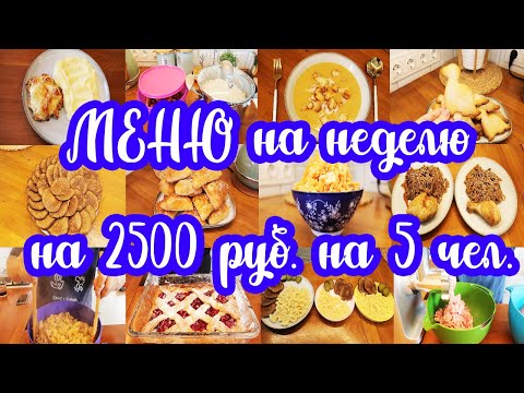 Видео: Экономное МЕНЮ на БОЛЬШУЮ семью 💰👍// НЕГАТИВНЫЕ комментарии 🙄// Простые рецепты 😊👍// Wollmer M905