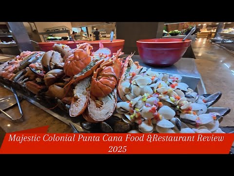 Видео: Majestic Colonial Punta Cana All Inclusive Resort Food & Restaurant Review. Полный обзор Ресторанов.