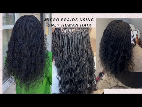 Видео: Микрокосички из 100% натуральных волос БЕЗ СИНТЕТИКИ (простой шаг и подробная информация об испол...