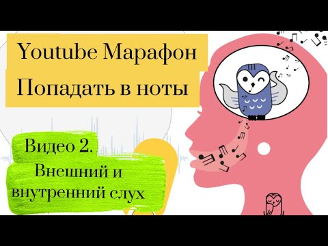 Видео: YouTube Марафон «Попадать в ноты»//Видео 2. Внешний и внутренний слух