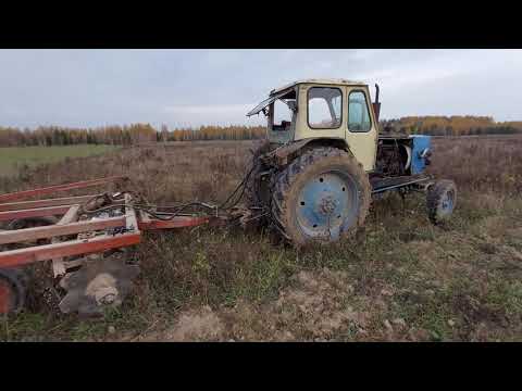 Видео: Обработка поля БДТ 3 на ЮМЗ под Иван Чай