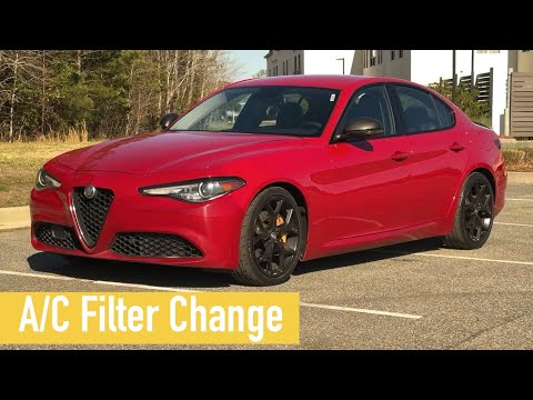 Видео: Замена салонного фильтра кондиционера Alfa Romeo Giulia