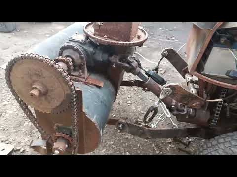 Видео: Передняя навеска и вом на минитрактор
