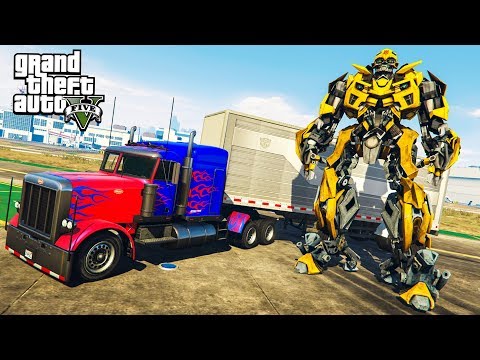 Видео: ТРАНСФОРМЕРЫ БАМБЛБИ СПАСАЕТ ОПТИМУС ПРАЙМ В ГТА 5 МОДЫ! GTA 5! ОБЗОР МОДА GTA 5 ИГРЫ МУЛЬТИК ВИДЕО