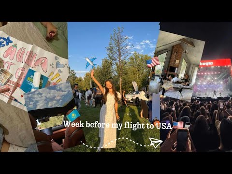 Видео: Неделя до флайта в Америку🇰🇿🇺🇸#flex #usa #english #abroad 