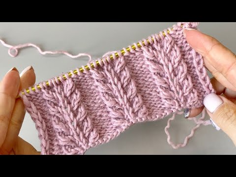 Видео: Узор гиацинт поворотными рядами и по кругу