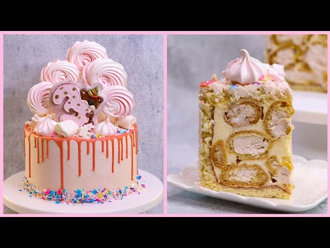 Видео: НЕЖНЫЙ КЛУБНИЧНЫЙ ТОРТ С ПРОФИТРОЛЯМИ🍓 Strawberry Profiterole cake🍓