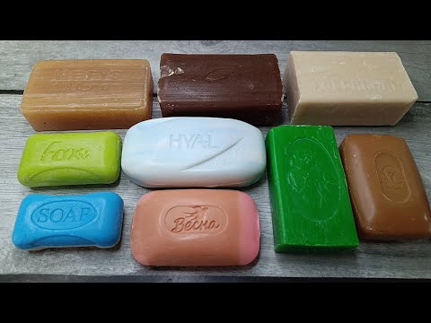 Видео: Soap Cutting🧼ASMR🔪Резка сухого мыла 75