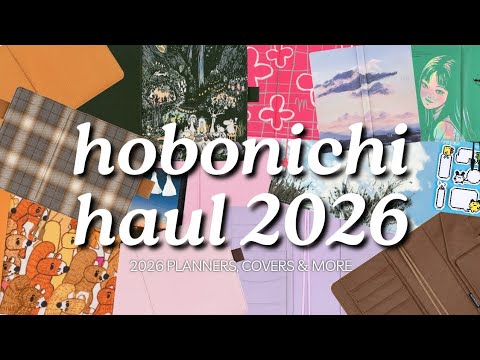 Видео: Распаковка и анонс Hobonichi 2026 | Cousin, недели, Techo, обложки и многое другое | Планировщики...