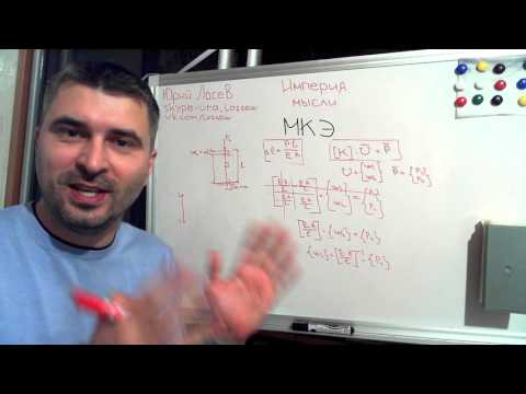 Видео: МКЭ. Метод конечных элементов. Матрица жесткости для ферменного КЭ.