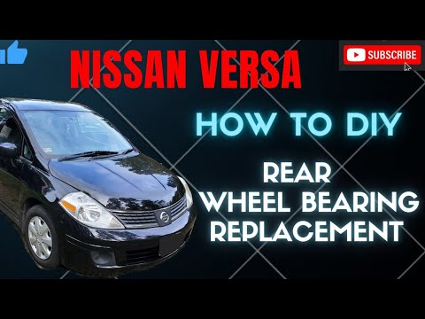 Видео: Как заменить задние ступичные подшипники и ступицу на Nissan Versa