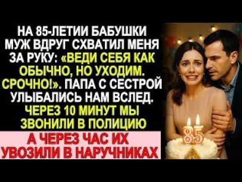 Видео: На 85-летии бабушки муж резко сказал: “Уходим!” — через час папу и сестру увезли в наручниках