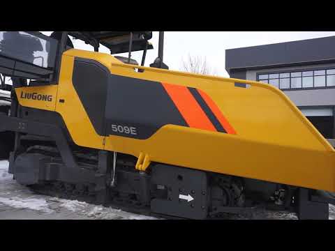Видео: Обзор на Асфальтоукладчик LiuGong 509Е
