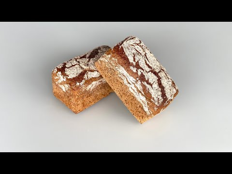 Видео: 100% ржаной немецкий хлеб на двухступенчатой закваске