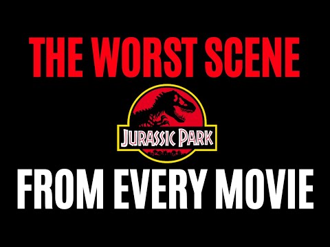 Видео: ХУДШАЯ СЦЕНА во всех фильмах «Парк Юрского периода» и «Мир Юрского периода»