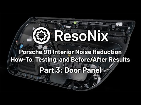 Видео: Porsche 911 GT3 2023 года — Шумоизоляция и снижение шума в модели 992 с помощью ResoNix — Часть 3...