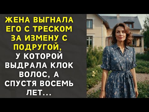 Видео: 🔄 Жена выгнала мужа за измену с подругой, а спустя восемь лет... История из жизни