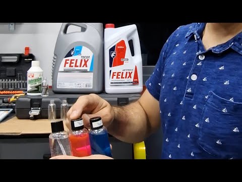 Видео: Тест антифризов Felix carbox, Felix тосол, очиститель радиатора, тест на загрязнение
