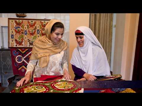 Видео: МАСТЕР - КЛАСС   КАЙТАГСКАЯ ВЫШИВКА