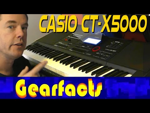 Видео: Casio CT-X5000 — демонстрация звуков фортепиано, органа, гитары и баса + эффекты