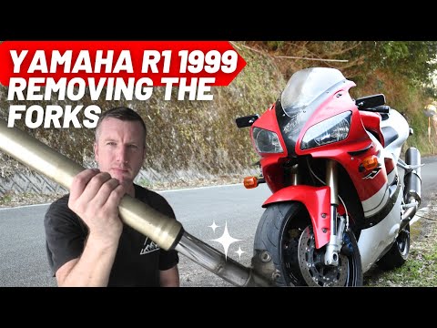 Видео: Снятие передней подвески Yamaha R1