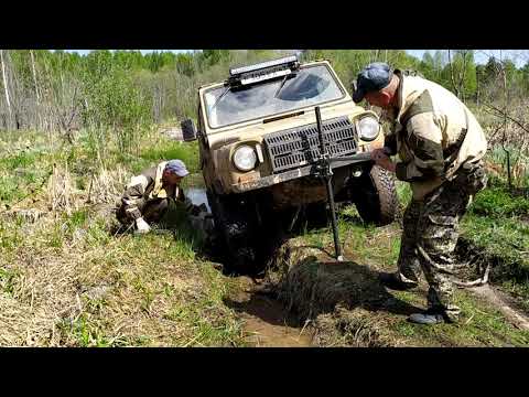 Видео: ЛуАЗ с двигателем от Ваз 21083 Шины FORWARD SAFARI 540 205/75 R15