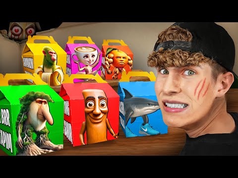 Видео: НИКОГДА НЕ ПОКУПАЙ ВСЕ TUNG TUNG TUNG SAHUR TRALALERO TRALALA MYSTERY MEALS в 3 ЧАСА НОЧИ!!