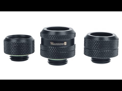 Видео: Фитинги для жестких трубок систем водяного охлаждения компьютера