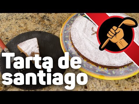 Видео: Миндальный торт. Испанский. Tarta de Santiago