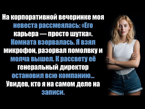 Видео: Моя невеста унизила меня на вечеринке в ее офисе — моя месть потрясла всю ее компанию...