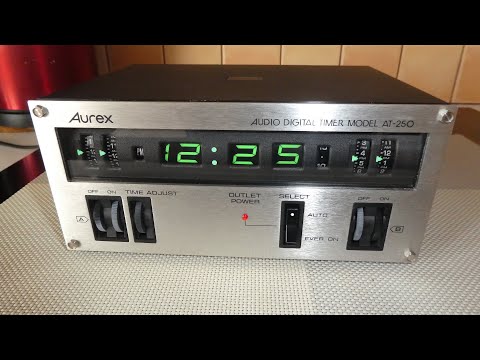 Видео: Toshiba (Aurex) AT-250 часы - аудио таймер  - обзор