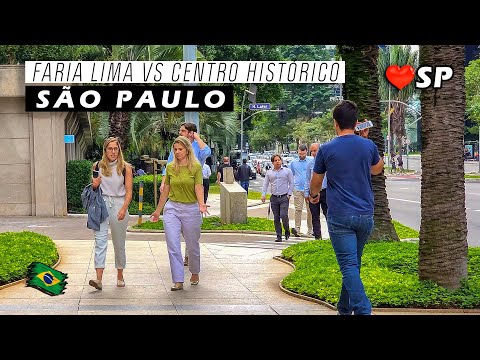 Видео: SÃO PAULO 🇧🇷 FARIA LIMA Ave: Финансовый центр Бразилии VS ИСТОРИЧЕСКИЙ ЦЕНТР — Бразилия【 4K UHD 】