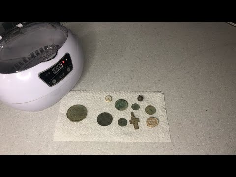 Видео: Ультразвук против старины. Что случилось после ультразвуковой ванны