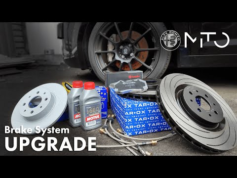 Видео: Установка обновления тормозной системы — Alfa Romeo Mito Quadrifoglio Verde