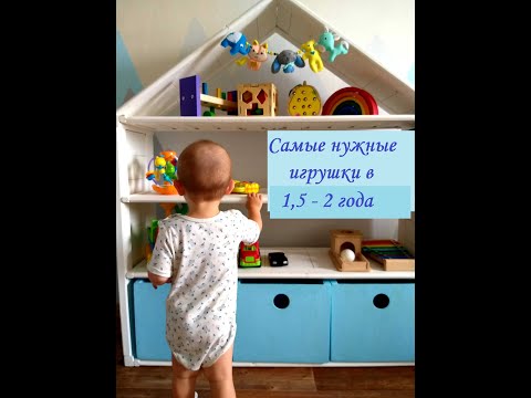 Видео: Топ-10 игрушек в 1,5-2 года! Наши развивающие игрушки