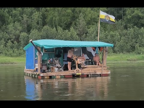 Видео: Сплав на плоту по Томи 2025. Часть шестая. Сидим на мели, встретили подписчиков, готовим плов!
