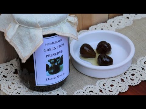 Видео: Green (Unripe) Fig Preserve | Сладко от Зелени Смокини (без син камък) | Рецепта на Баба Данче