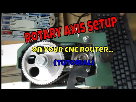 Видео: Конфигурация поворотной оси Mach3