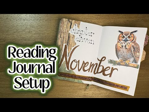 Видео: 🪼 Настройка журнала чтения на ноябрь 2025 г. — тема «Сова» 🦉