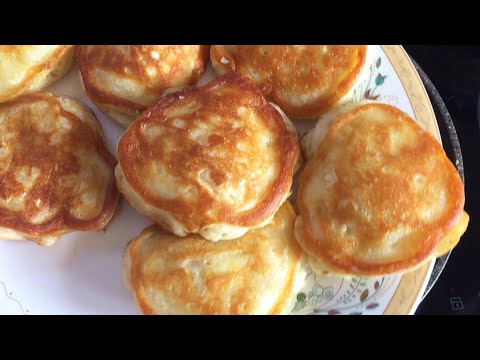 Видео: ОЛАДЬИ на Кефире как пух!🥞С яблоками 🍏🍎Без яиц!! Рецепт на миллион!! Fritters on Kefir!