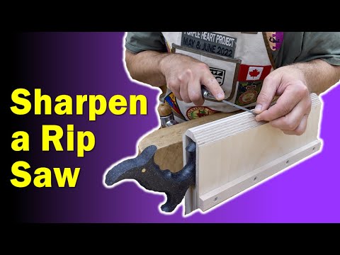 Видео: Заточка пилы – заточка затупившейся продольной пилы