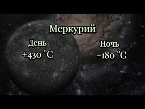 Видео: Меркурий: адская жара и смертельный холод / Mercury: Hellish Heat and Deadly Cold #space