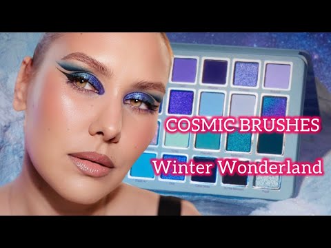 Видео: COSMIC BRUSHES WINTER WONDERLAND | ПОДРОБНЫЙ ОБЗОР ПАЛЕТКИ