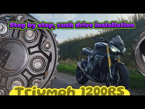 Видео: Triumph 1200rs 1200 rs и 1200rr 1200rr замена привода звездочки, шаг за шагом