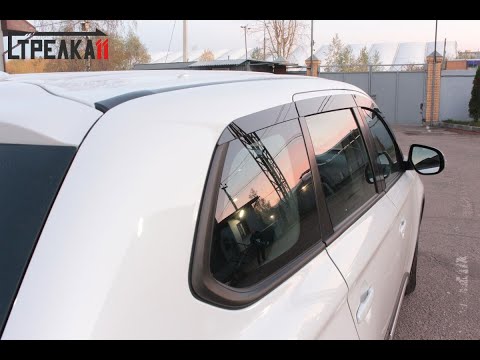 Видео: Дефлектор окон 2D - MITSUBISHI OUTLANDER (III) с 2012г.в. - strelka11.ru