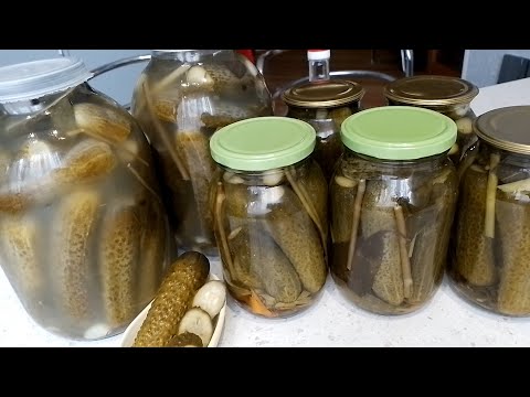 Видео: Маринованные огурцы без стерилизации. Квашеные огурцы.  Получить 9% уксус из 70%-й эссенции.