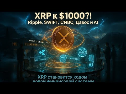 Видео: 💥 XRP к $1000?! Ripple, SWIFT, CNBC, Давос и AI 🤖 XRP становится кодом новой финансовой системы 🌍