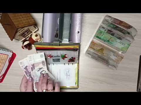 Видео: Тороплюсь🚀/ распределение денег по конвертам/ 19 850 ₽ + 300 ₽/ 08.11.25